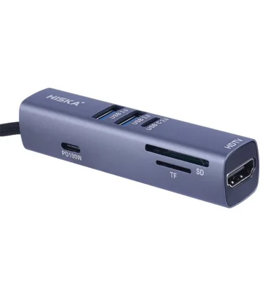 هاب 7 پورت USB-C هیسکا مدل HR-53