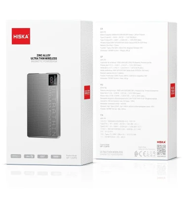 پاوربانک 10000 میلی آمپر هیسکا مدل HP-124PD