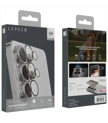 محافظ لنز دوربین Levelo LucentQuint سامسونگ Galaxy S26 Ultra
