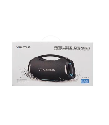 اسپیکر بلوتوثی VIPLATINA VSW12 با توان 120 وات