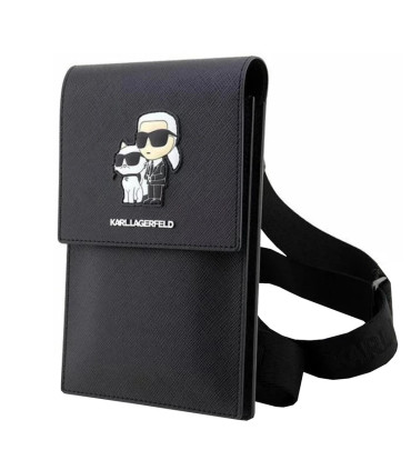 کیف چرمی رودوشی کارل و گربه Karl Lagerfeld Wallet M67