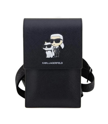 کیف چرمی رودوشی کارل و گربه Karl Lagerfeld Wallet M67