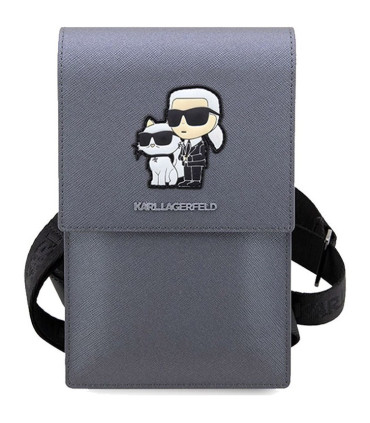 کیف چرمی رودوشی کارل و گربه Karl Lagerfeld Wallet M67