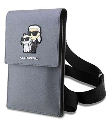 کیف چرمی رودوشی کارل و گربه Karl Lagerfeld Wallet M67