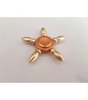 اسپینر فلزی 5 پره طرح سکان کشتی Fidget Spinner Focus Fidget Spinner