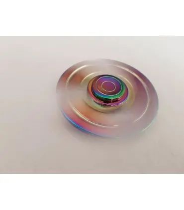 اسپینر فلزی سه پره رنگین کمانی Colorful Metal Fidget Spinner