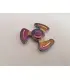 اسپینر فلزی سه پره رنگین کمانی Colorful Metal Fidget Spinner
