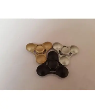 اسپینر فلزی سه پره ای طرح دایره ای Fidget Spinner Metal Rainbow Circle