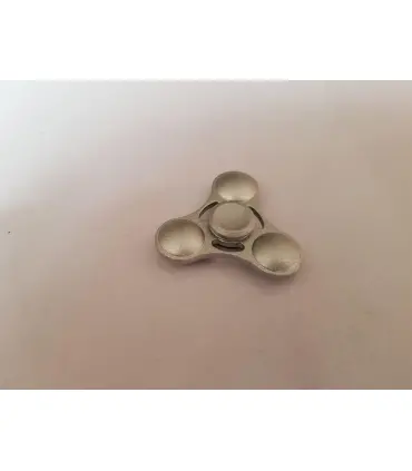 اسپینر فلزی سه پره ای طرح دایره ای Fidget Spinner Metal Rainbow Circle
