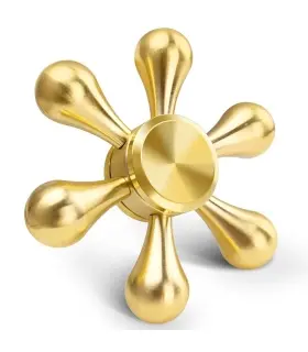اسپینر فلزی شش پره ای طرح سکان Fidget Spinner Rudder
