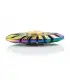 اسپینر فلزی طرح بیضی رنگین کمانی با خطای دید Colorful Metal Fidget Spinner