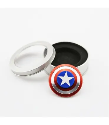 اسپینر فلزی دو طرفه طرح کاپیتان آمریکا Fidget Spinner Metal Captain America
