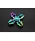 اسپینر فلزی چهار پر دراگون طرح دار رنگین کمانی Fidget Spinner Metal Rainbow