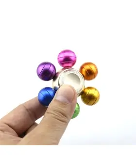 اسپینر شش پر دایره ای رنگی Cube Fidget Spinner