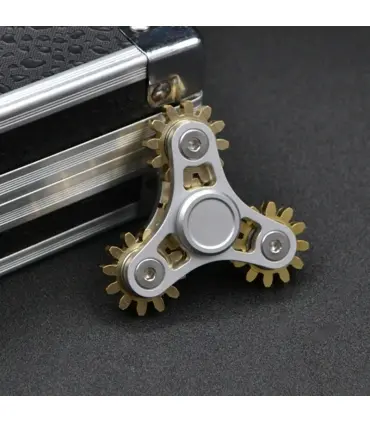 اسپینر فلزی طرح چرخ دنده ای سه پر Focus Fidget Spinner