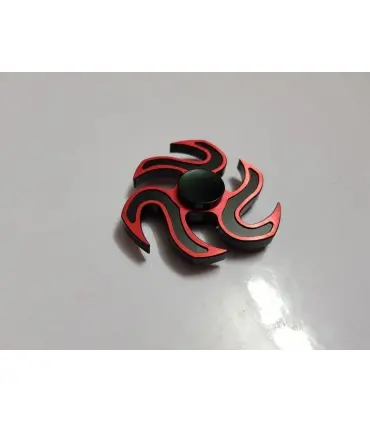 اسپینر فلزی طرح اژدها مشکی قرمز