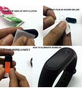 برچسب محافظ Mi band 2