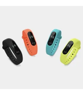 بند سیلیکونی رنگی دستبند سلامتی شیائومی مدل Mi Band 2