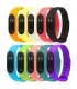 بند سیلیکونی رنگی دستبند سلامتی شیائومی مدل Mi Band 2