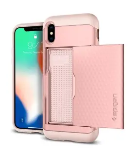 قاب محافظ اسپیگن Spigen Crystal Wallet Case For Apple iPhone X