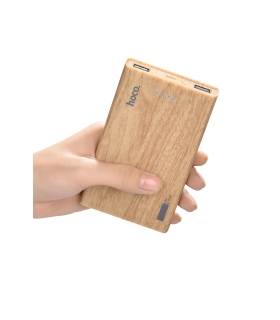 پاوربانک 13000 میلی آمپر هوکو Hoco B12B 13000mAh WOOD