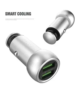 شارژر فندکی LDNIO C401 همراه با کابل Micro USB