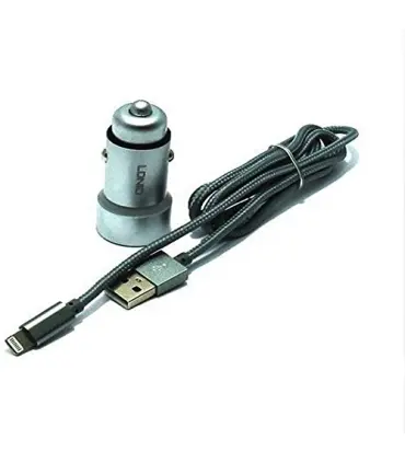 شارژر فندکی 2 پورت الدینیو مدل LDNIO C302 با کابل میکرو یو اس بی