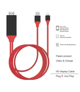 کابل HDMI لایتینگ برای اتصال به تلویزیون و نمایشگر ایفون
