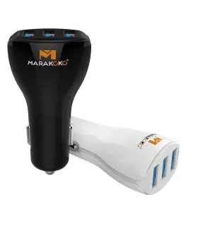 شارژر فندکی ماشین Marakoko MAC2 3Port USB Car Charger