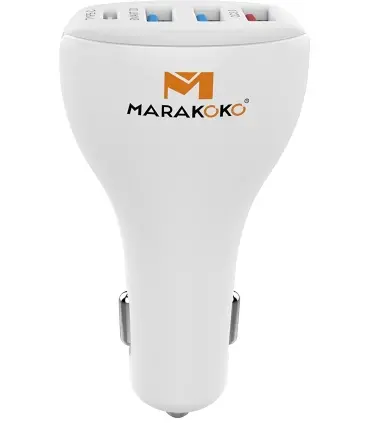 شارژر فندکی ماشین Marakoko MAC3 3Port USB Fast Car Charger