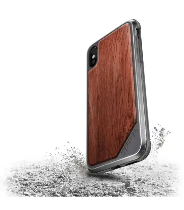 قاب طرح چوب iPhone X Case Defense Lux